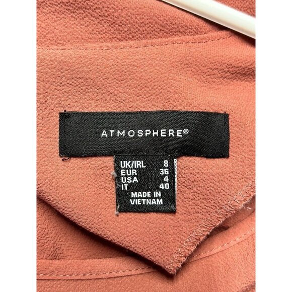 Atmosphere Women's 3/4 Sleeve Pullover Tunic Top in Rose - Size 4 - Picture 3 of 5